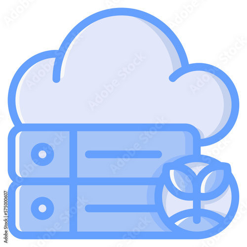 Wallpaper Mural Cloud storage icon for technology, gardening, farming, industry, agriculture and internet of think Torontodigital.ca