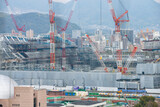 広島市に建設中の新サッカースタジアム、スタジアムパーク<2023年2月>