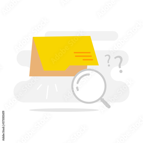 empty folder, no result, document, file, data not found  concept illustration flat design vector eps10. modern graphic element for landing page, empty state ui, infographic, icon