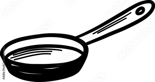 Hand Drawn Doodle Frying Pan