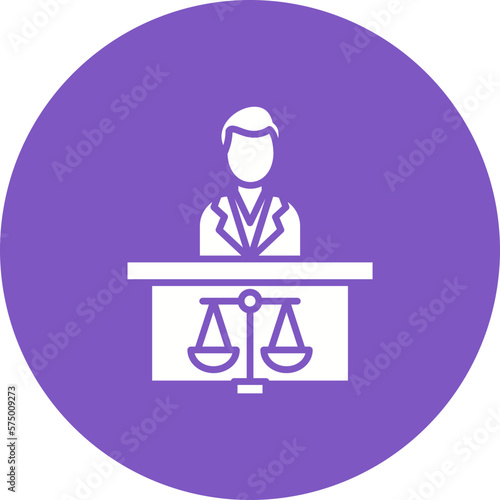 Prosecutor Male Icon