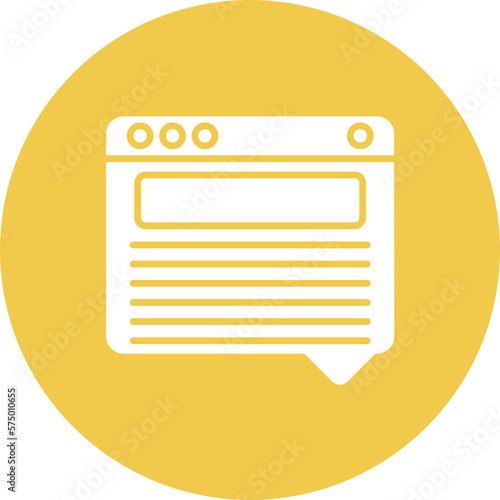 Online Copywriting Icon
