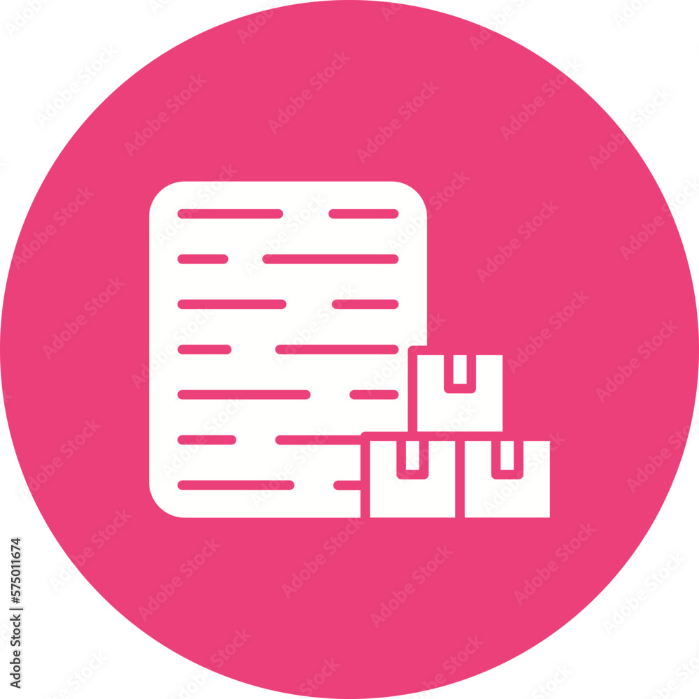 Warehouse Management System Icon Warehouse Management System Icon