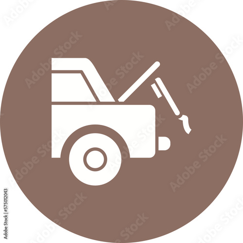 Car Trunk Cleaning Icon