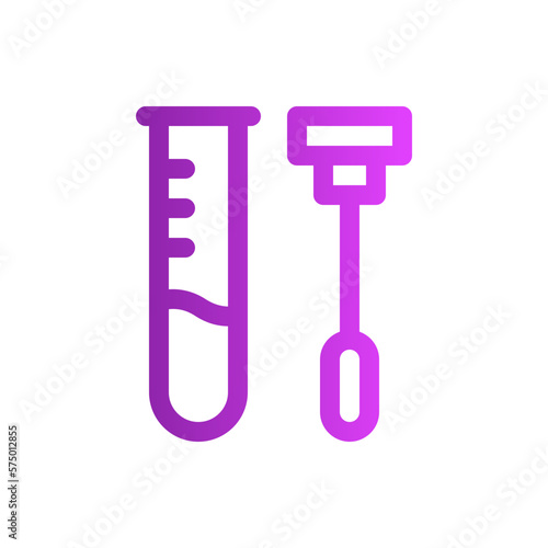 cotton swab gradient icon