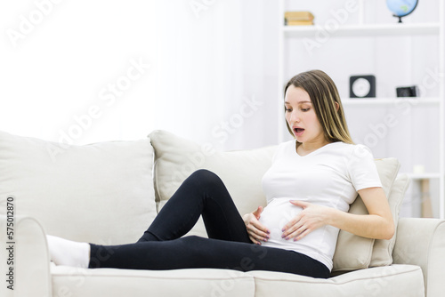 Future mother is excited about her pregnancy. Free Download Future mother is excited about her pregnancy. - GFXLoad