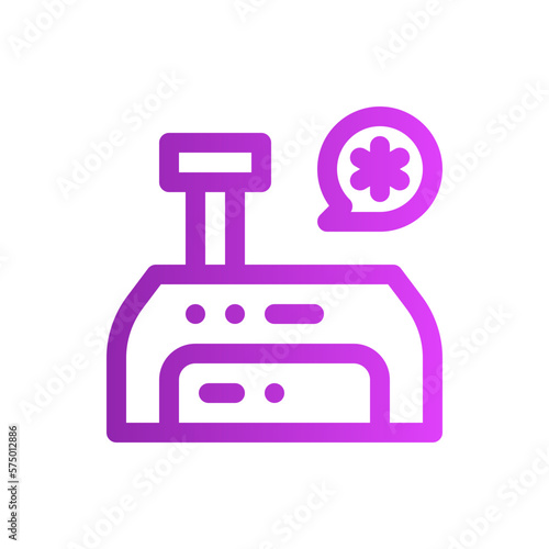heater gradient icon