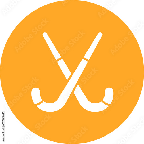 Field Hockey Sticks Icon