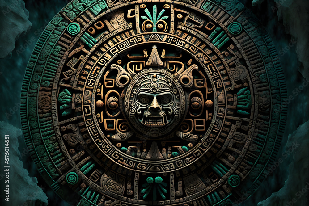 Close View Of The Aztec Calendar Stock Photo  Download Image Now  Mayan  Calendar Mayan Aztec Civilization  iStock