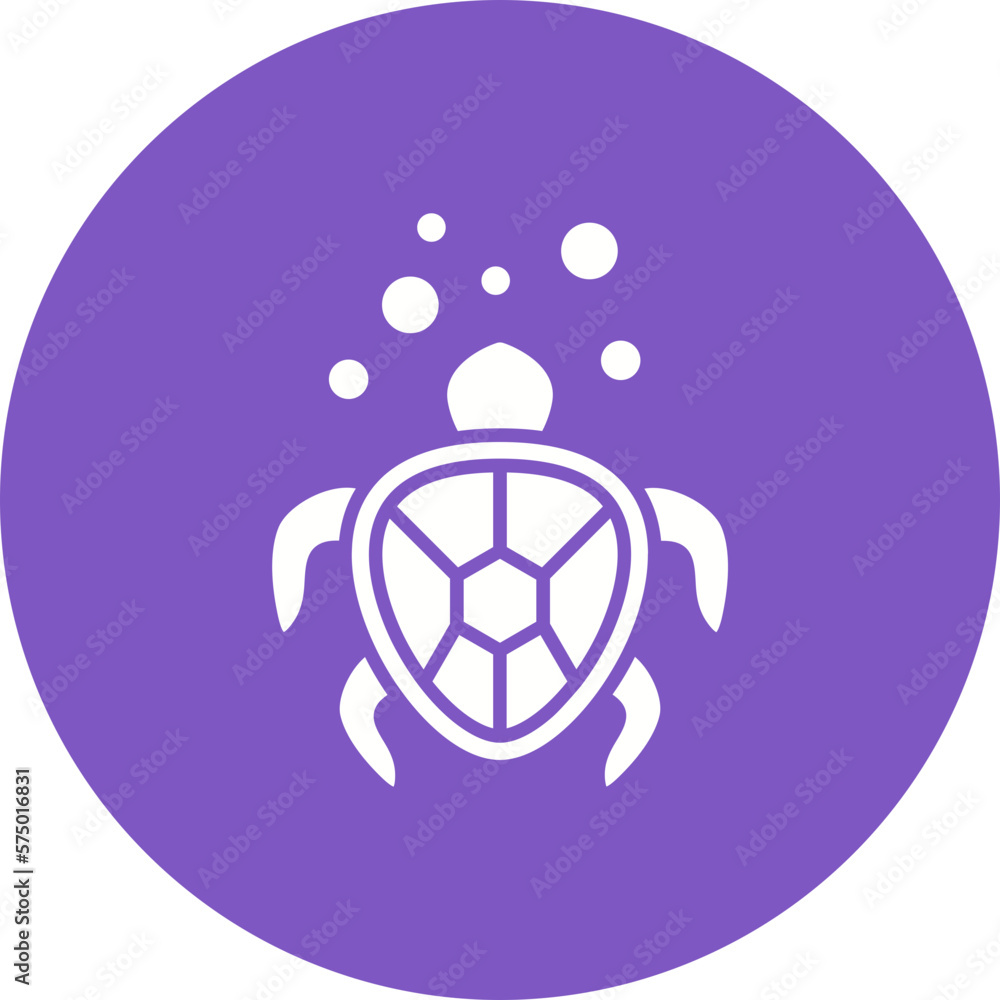 Obraz premium Sea Turtle Icon