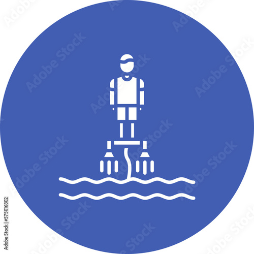 Flyboarding Icon