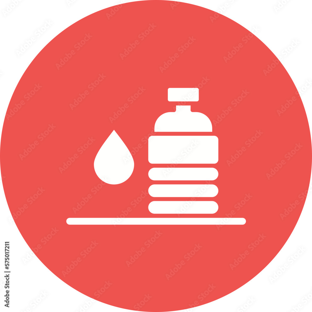 Water And Vinegar Cleaning Icon Water And Vinegar Cleaning Icon
