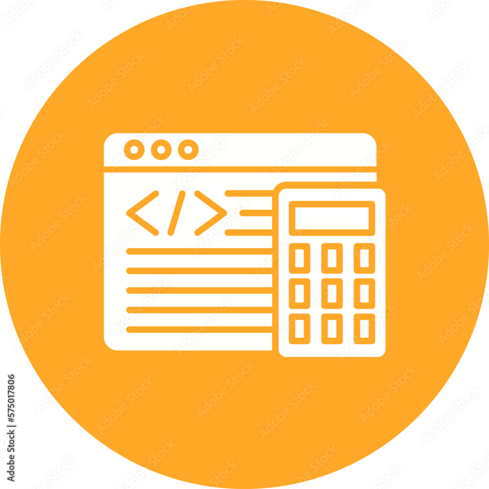 Accounting Software Icon Accounting Software Icon