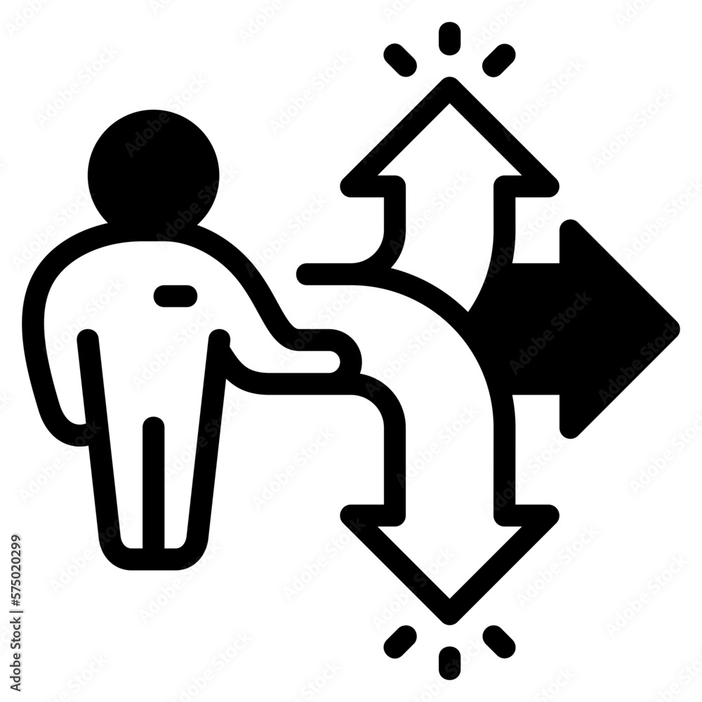 Choice icon for business, company, corporate, industry, finance and employment Choice icon for business, company, corporate, industry, finance and employment