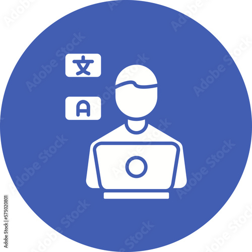 Freelance Translator Icon