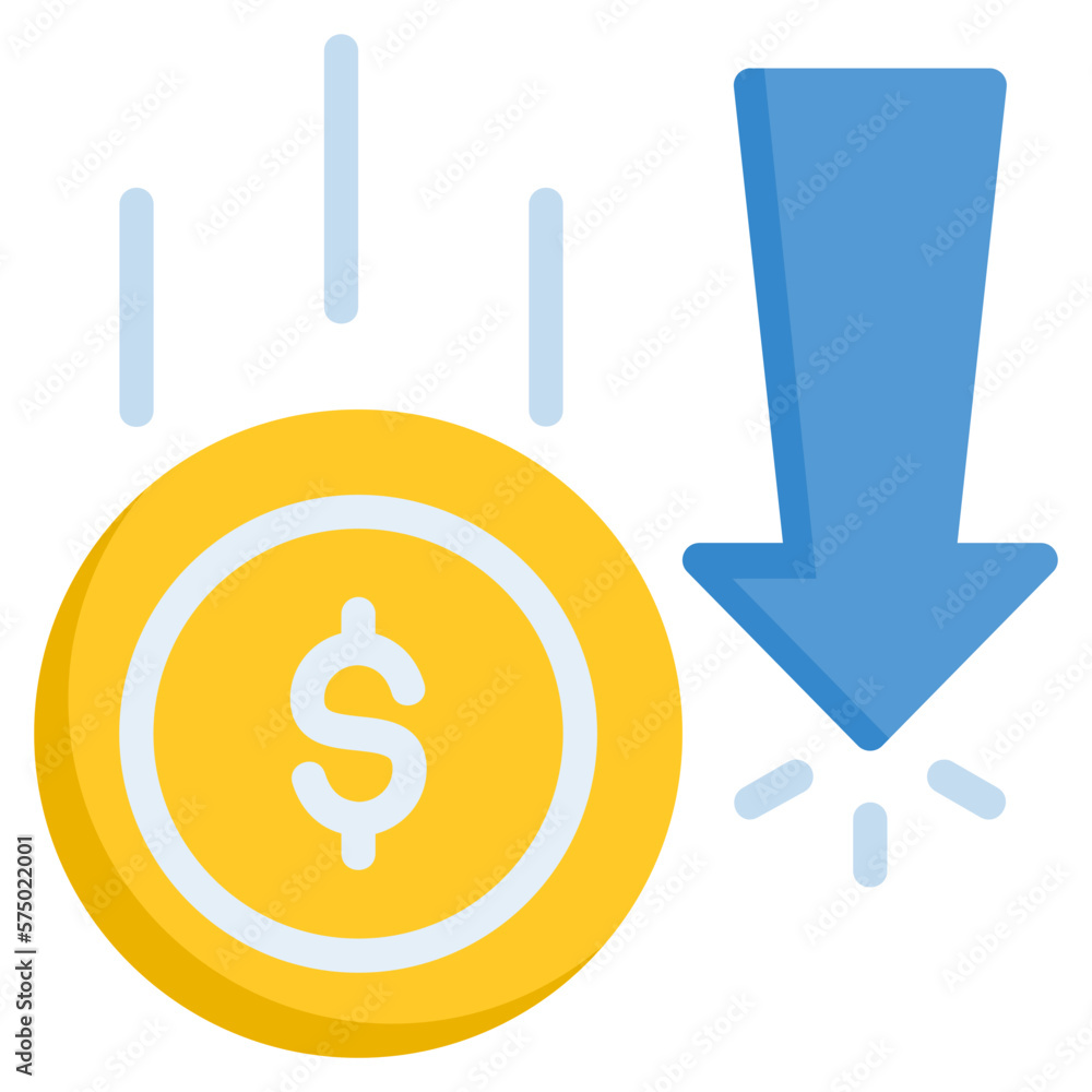 Loss icon isolated useful for business, company, corporate, finance, business, money, bank, coin, exchange, currency, growth and all project design element Loss icon isolated useful for business, company, corporate, finance, business, money, bank, coin, exchange, currency, growth and all project design element