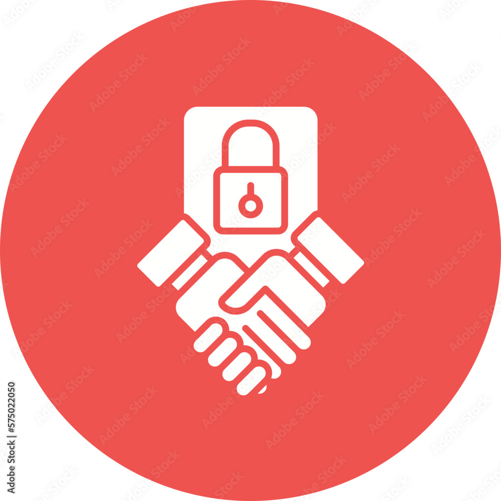 Confidential Agreement Icon Confidential Agreement Icon