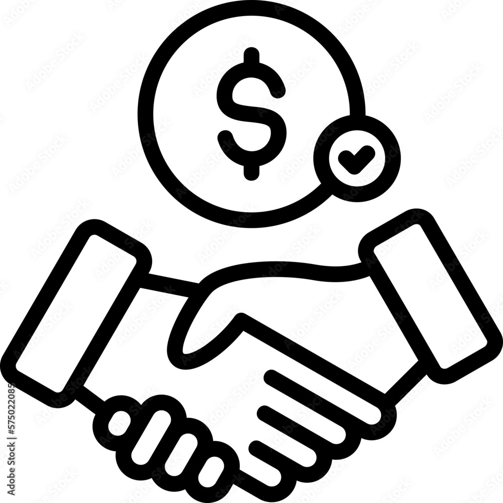 Handshake icon isolated useful for business, company, corporate, finance, business, money, bank, coin, exchange, currency, growth and all project design element Handshake icon isolated useful for business, company, corporate, finance, business, money, bank, coin, exchange, currency, growth and all project design element