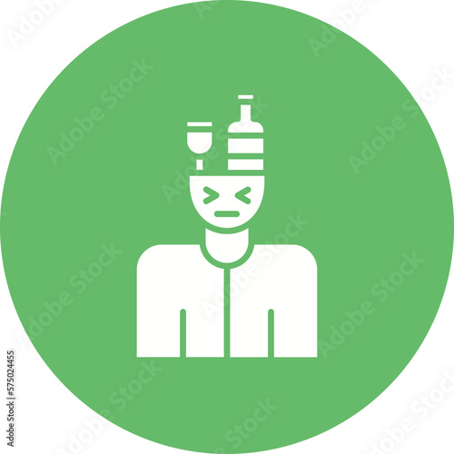 Alcohol Addiction Icon