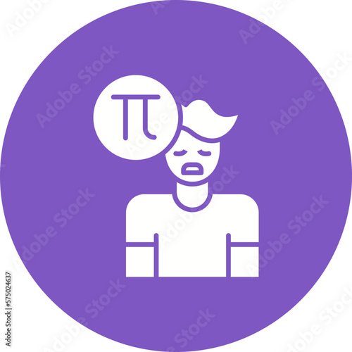 Canvas-taulu Irrationality Icon