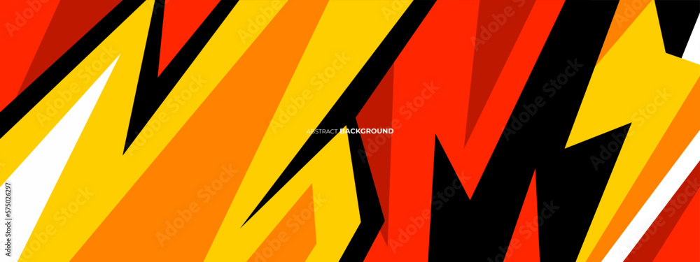 Sports racing yellow red texture background. Wide banner background ...
