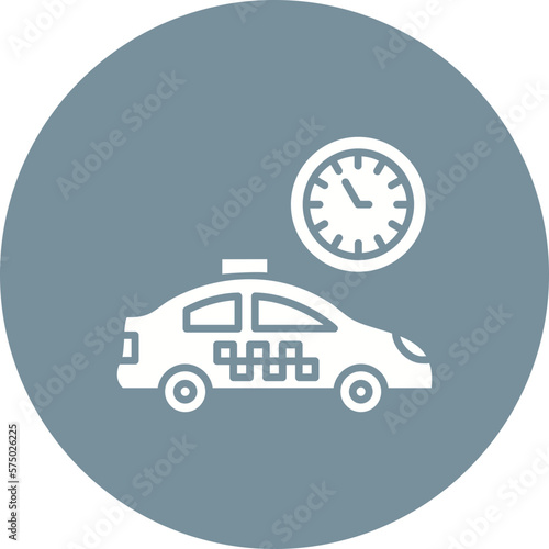 Busy Taxi Icon