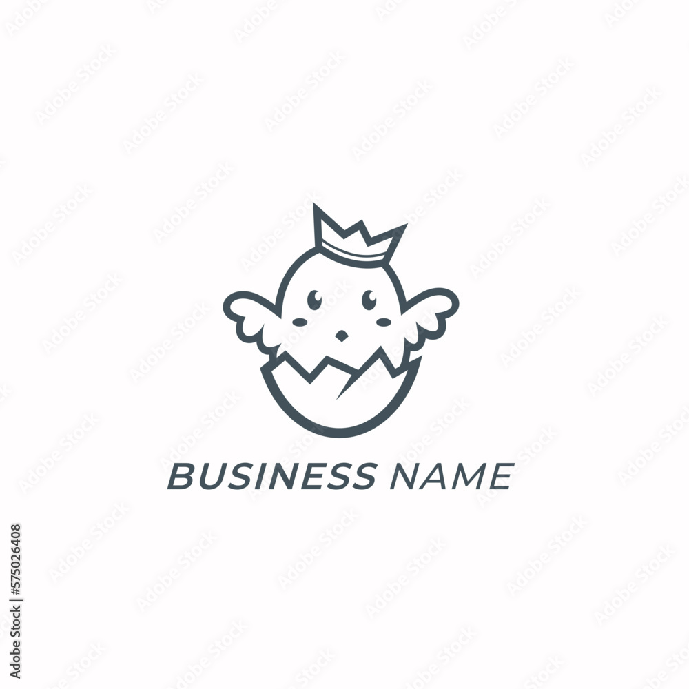 logo design kids modern chick and egg logo design kids modern chick and egg