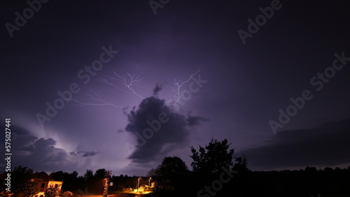 Gewitter aus Wolke Kroatien 