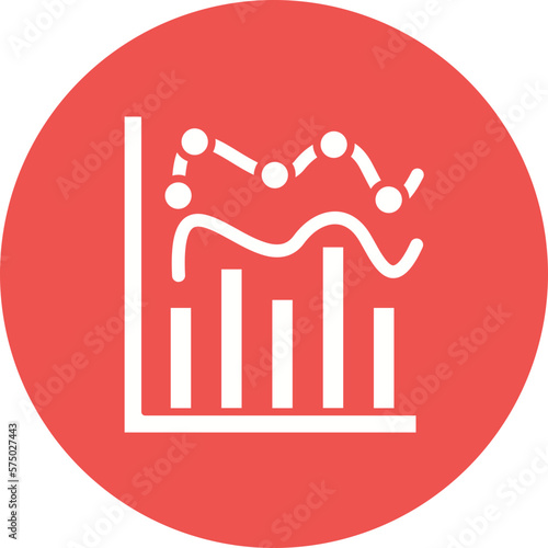 Bell Shaped Graph Icon
