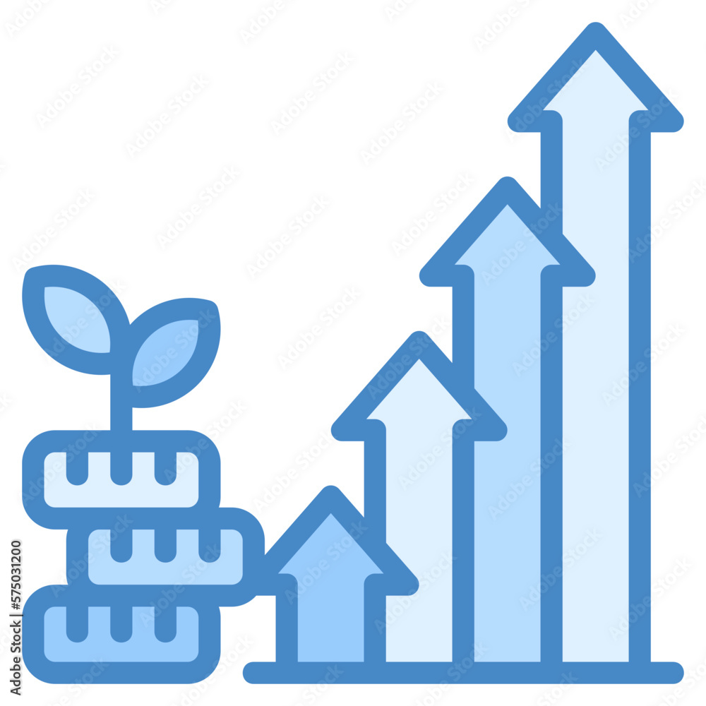 Profit icon isolated useful for business, company, technology, analytics and finance design element Profit icon isolated useful for business, company, technology, analytics and finance design element