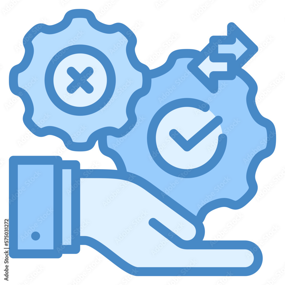 Decision making icon isolated useful for business, technology, analytics and finance design element Decision making icon isolated useful for business, technology, analytics and finance design element