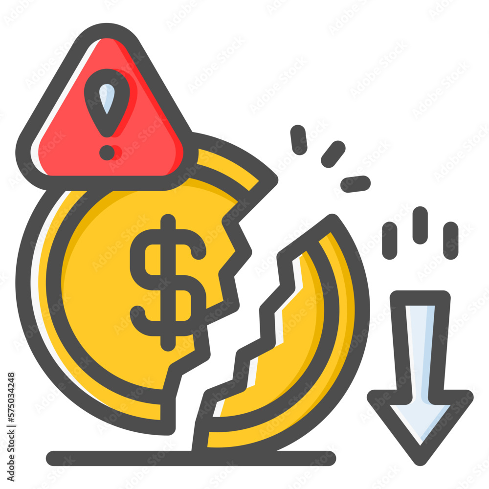 Bankrupt icon isolated useful for finance, currency, money, business, bank, economy and investment design element Bankrupt icon isolated useful for finance, currency, money, business, bank, economy and investment design element