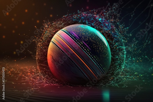 abstract cricket sports Photorealistic HDR Realistic Generative AI