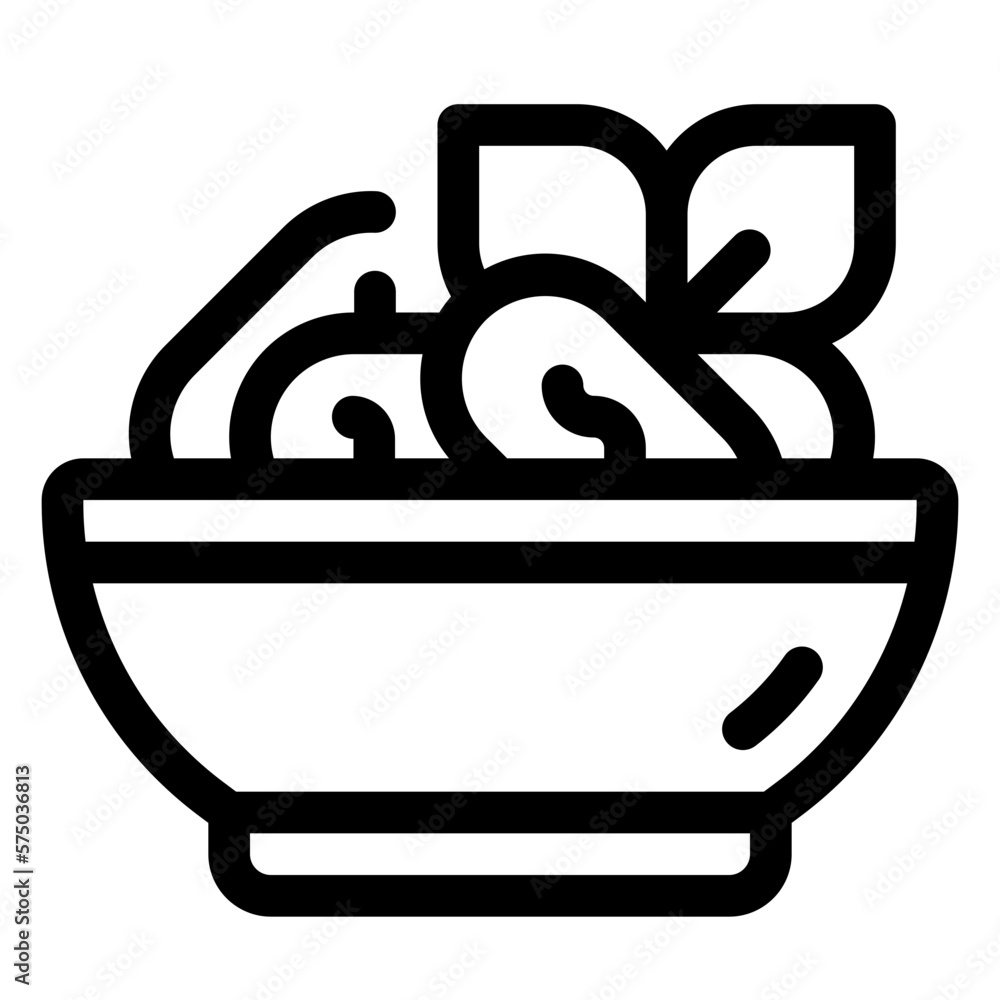 Dates Fruit Line Icon Dates Fruit Line Icon