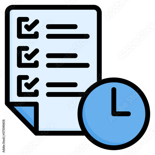 Time management icon isolated useful for business, company, corporate, home, work, office, business, freelance, job, workplace, quarantine, finance and all project design element