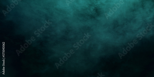 horror green blue clouds, dark grunge smoke texture, black haunted background, thriller mystery poster 