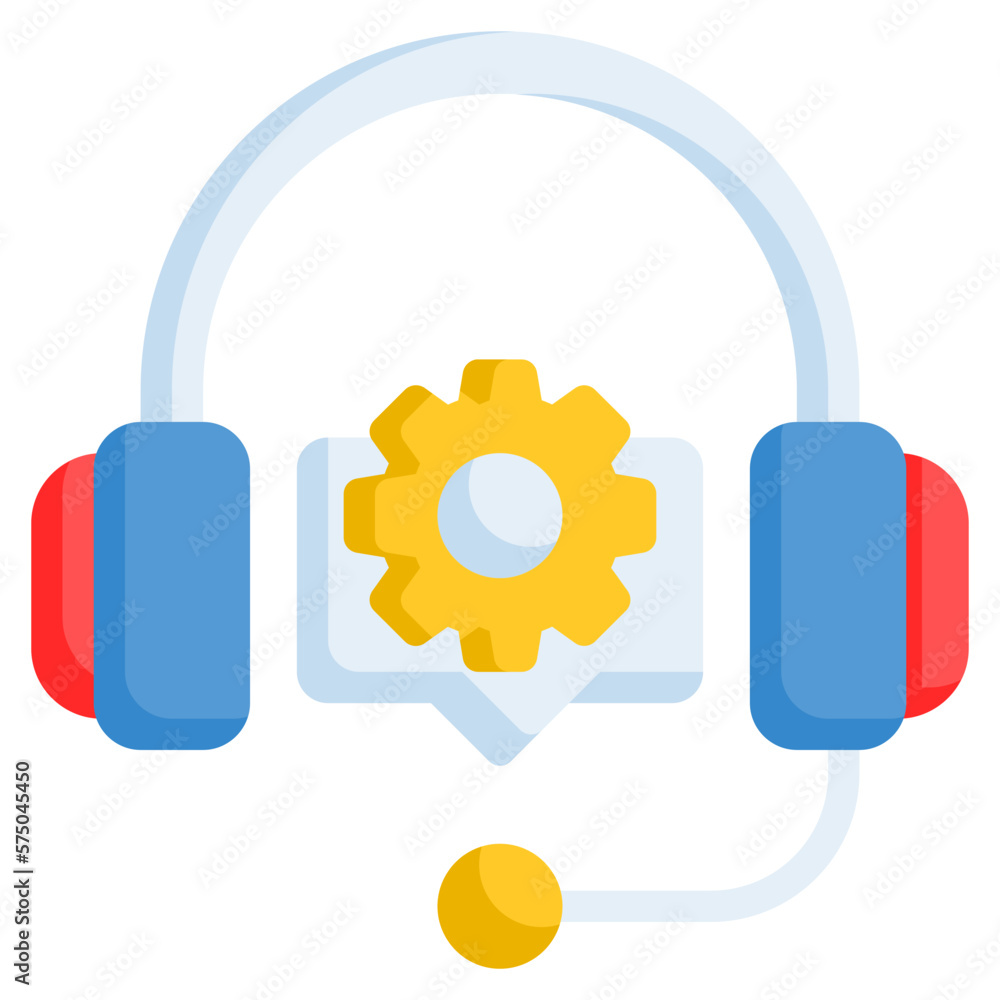 Customer support icon for growth, finance, marketing, graph, infographic, economy and accounting Customer support icon for growth, finance, marketing, graph, infographic, economy and accounting