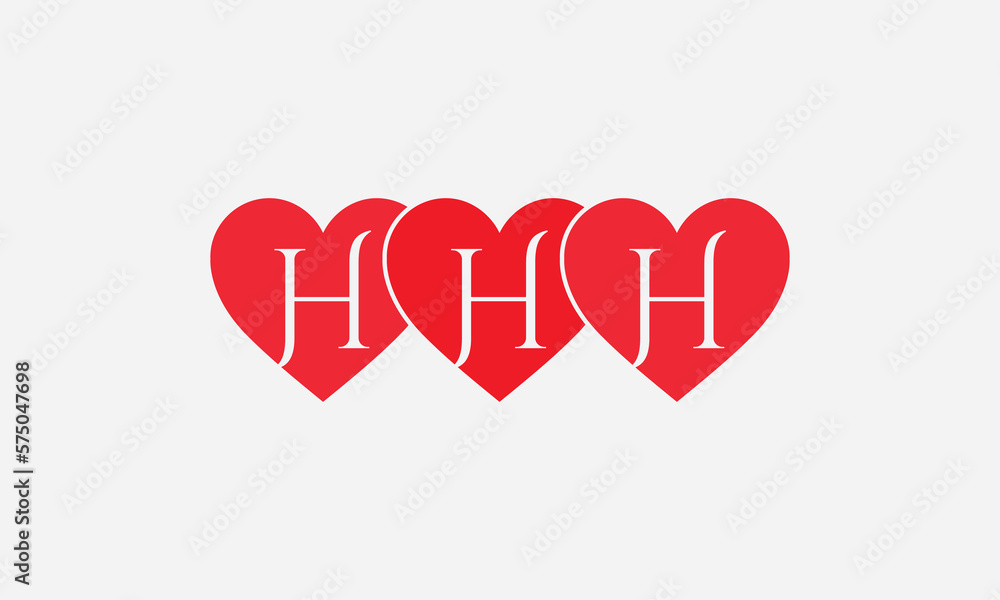 Colorful three hearts shape. Triple heart sign letters. Valentine icon and triple love symbol. Romance love with heart sign and letters Colorful three hearts shape. Triple heart sign letters. Valentine icon and triple love symbol. Romance love with heart sign and letters