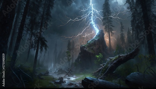 thunderstruck in the forest