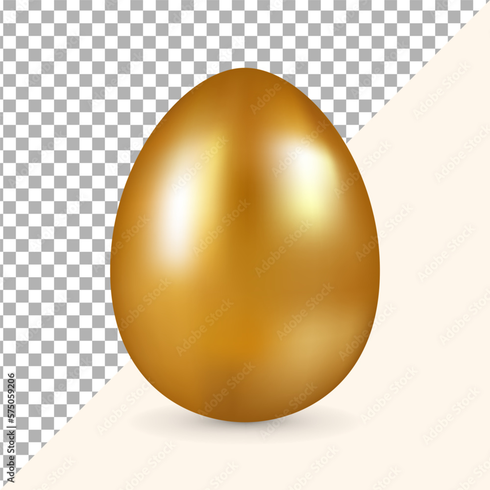 3d metalic luxury gold egg for easter ornament decoration vector design 3d metalic luxury gold egg for easter ornament decoration vector design