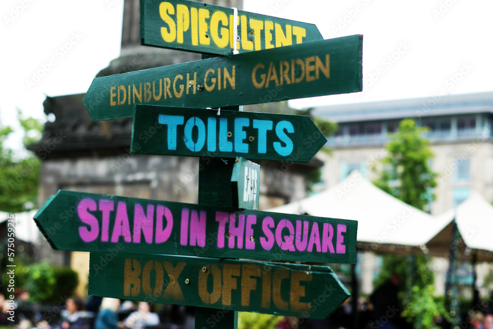 City street signs