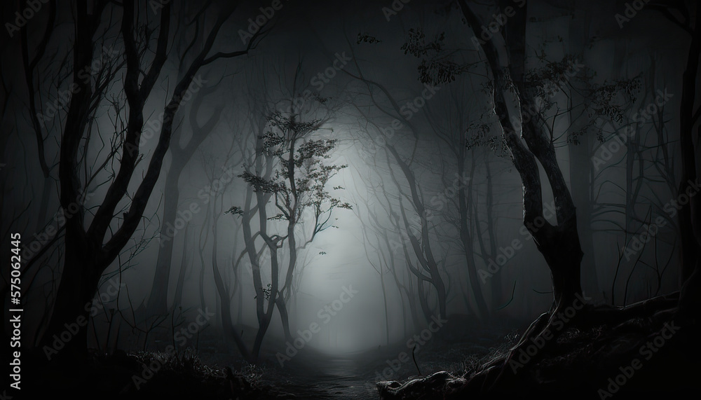 Obraz premium spooky halloween night