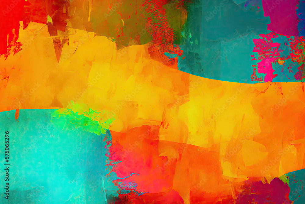 Fototapeta premium abstract colorful background in watercolor style created with Generative AI technology