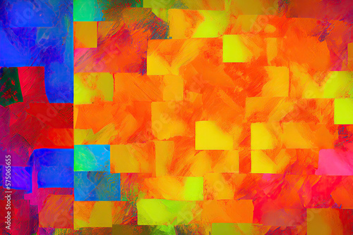 abstract colorful background in watercolor style created with Generative AI technology