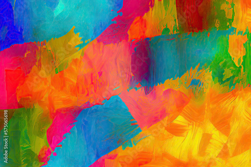 abstract colorful background in watercolor style created with Generative AI technology