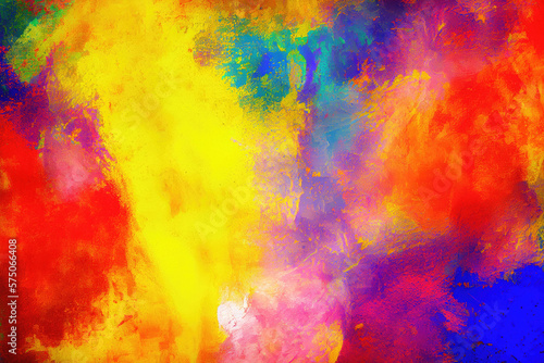 abstract colorful background in watercolor style created with Generative AI technology