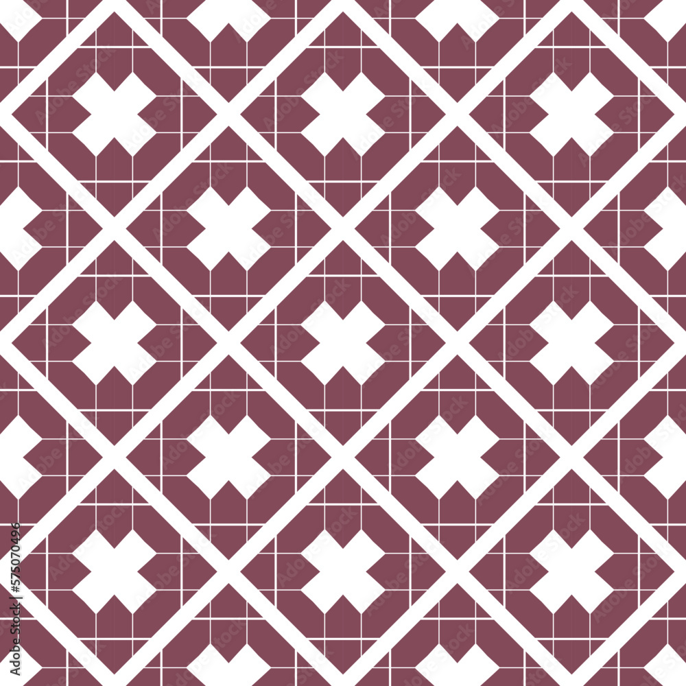 Fototapeta premium Geometric pattern. Seamless vector background. Ethnic graphic design 