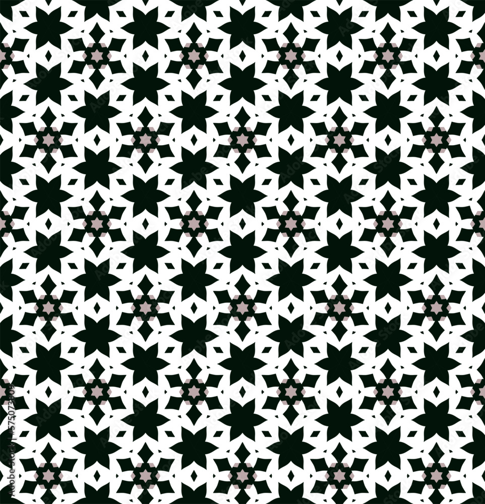 Geometric pattern. Seamless vector background. Ethnic graphic design	
