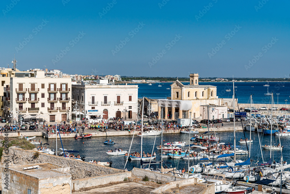 view of the port in gallipoli
