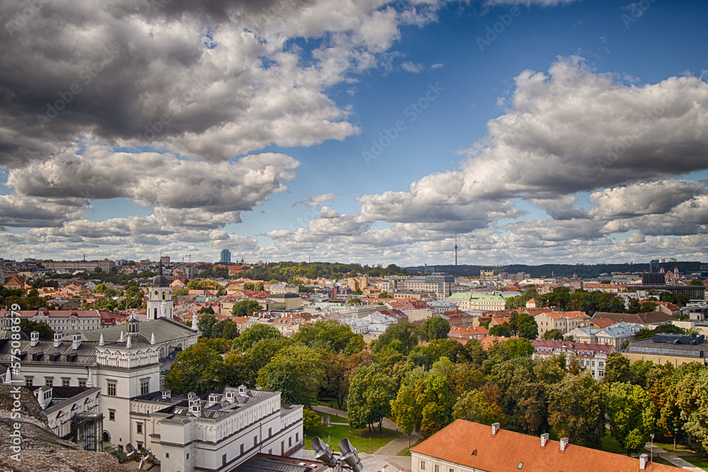Vilnius. Panorama of the Old City.